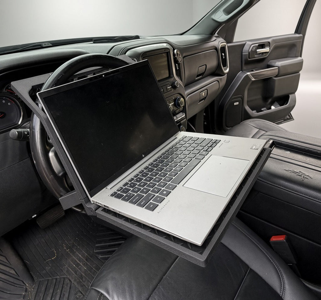 Vehicle Steering Wheel Laptop Desk (Folding Model)