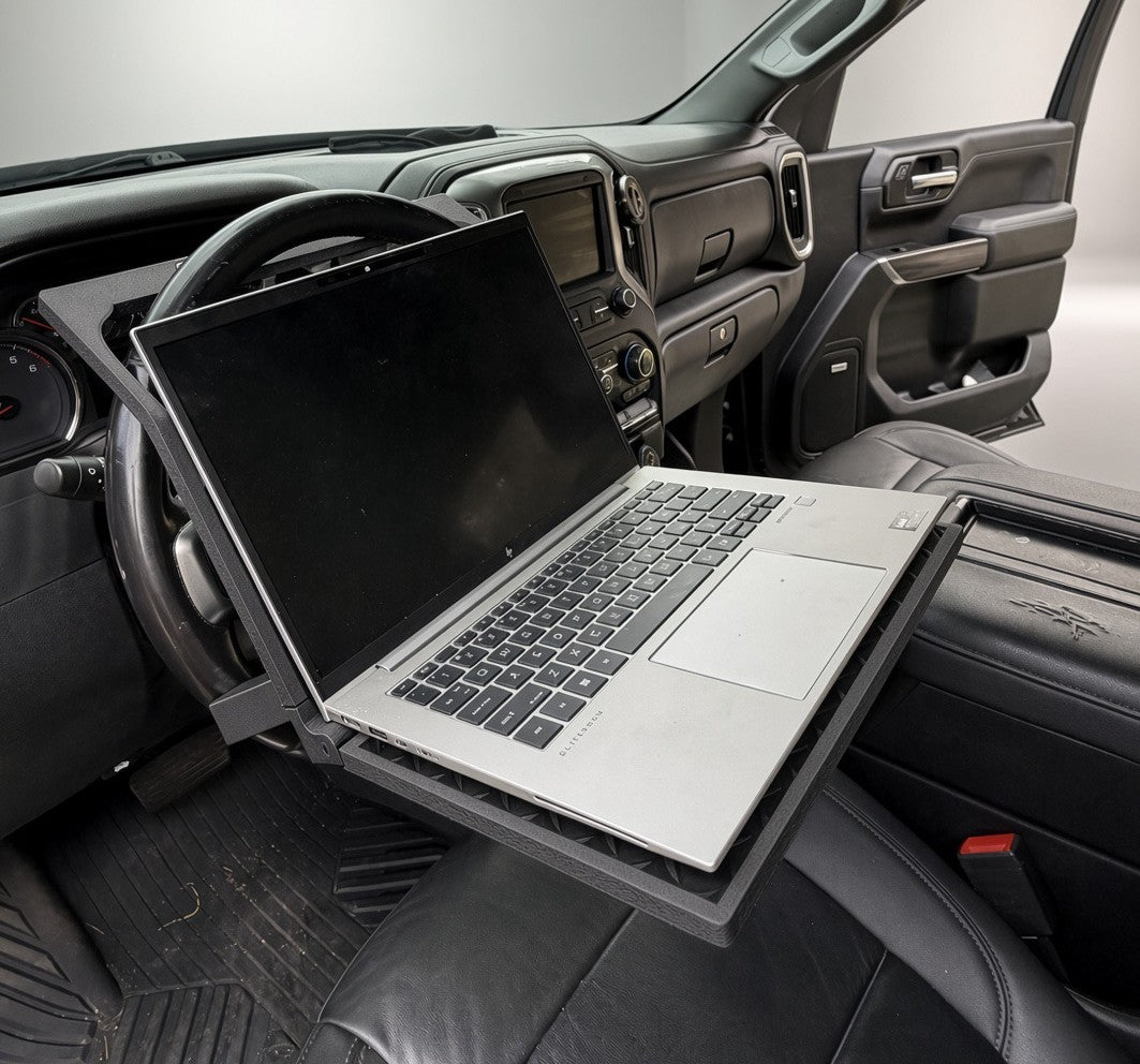 Vehicle Steering Wheel Laptop Desk (Folding Model)