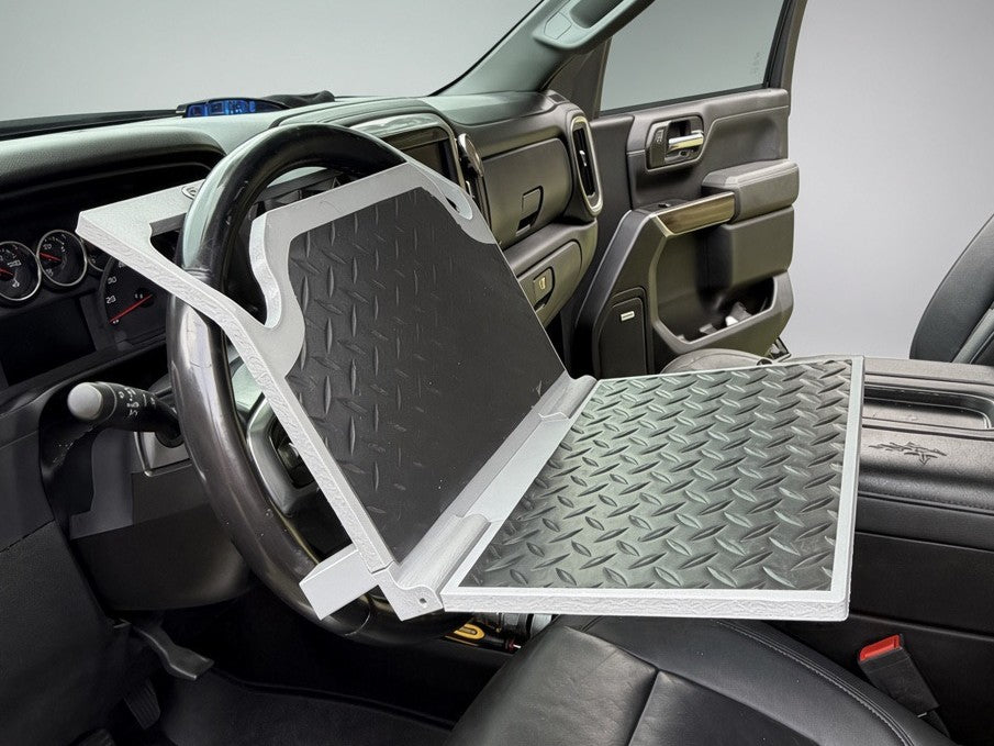 Vehicle Steering Wheel Laptop Desk (Folding Model)