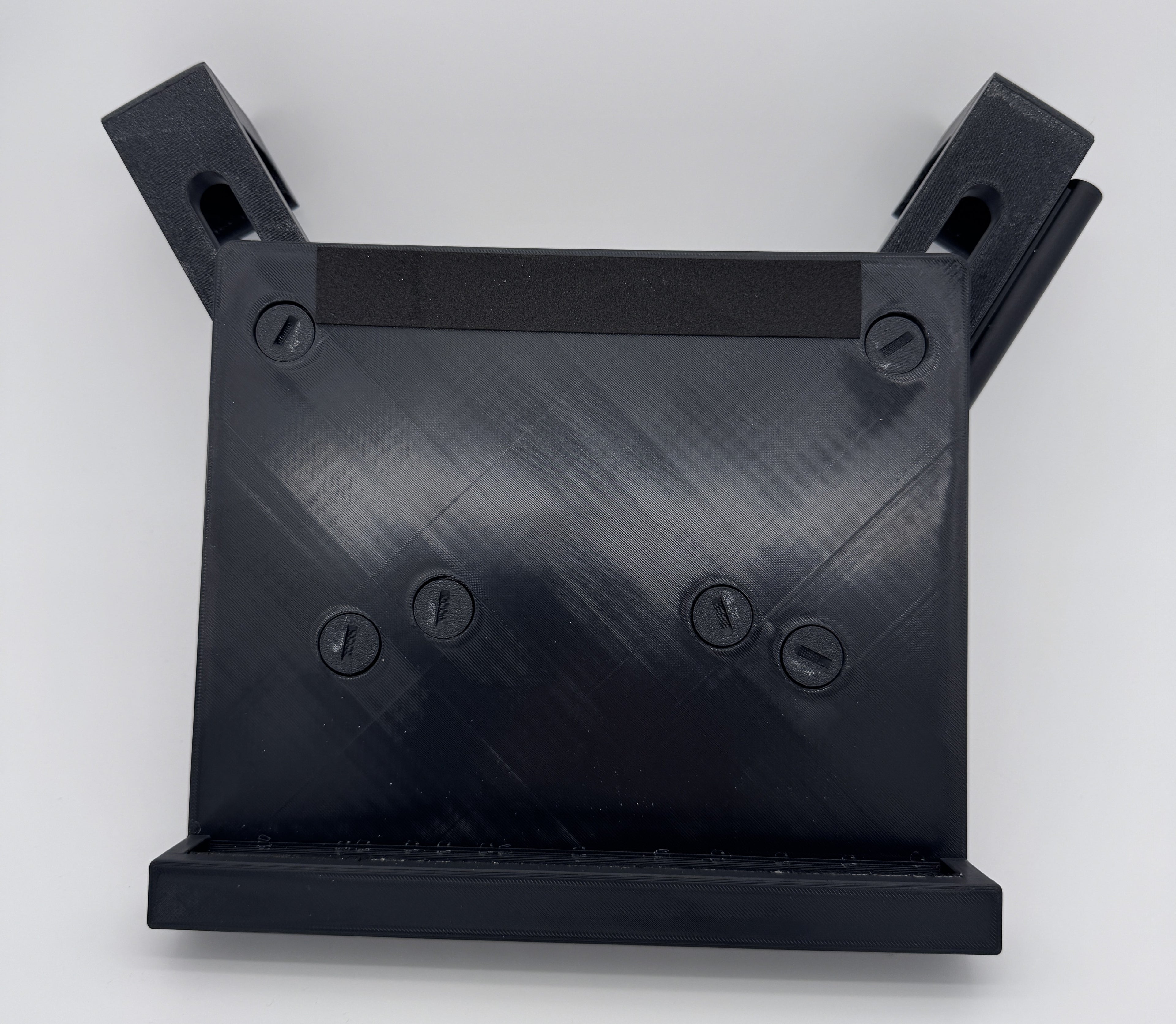 Tablet Holder for Steering Wheel w/ Apple Pencil Slot (ASA/ABS) 3D Print (NO LOGO) Medium