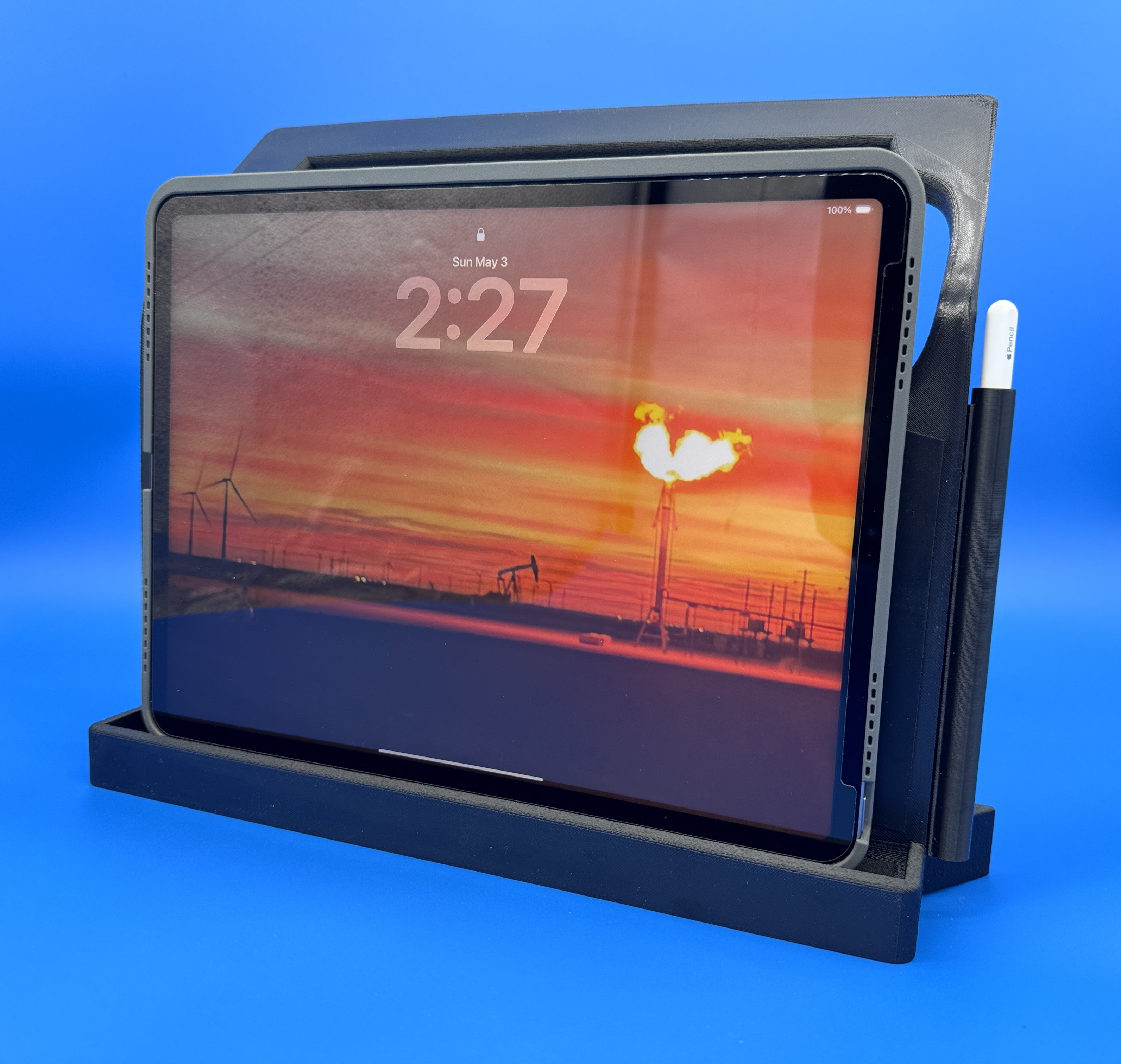 IPAD/TABLET OVER THE STEERING WHEEL WORKSTATION