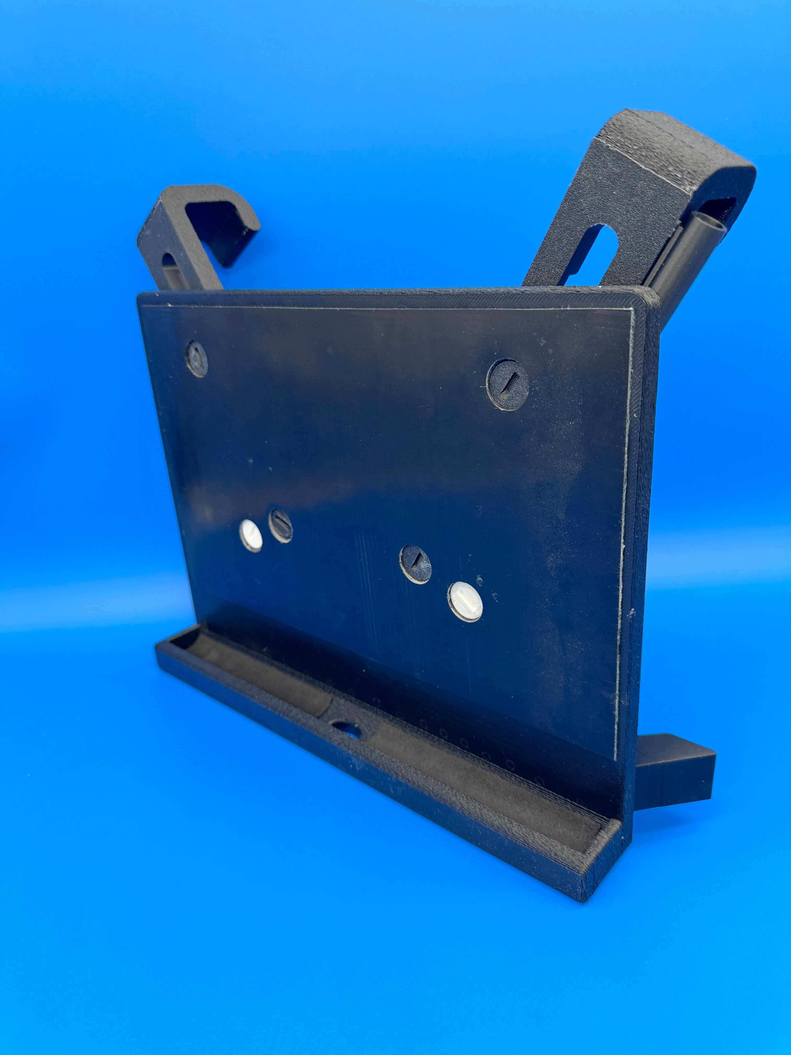 Tablet Holder for Steering Wheel XL w/ Apple Pencil Slot (ASA/ABS) 3D Print (NO LOGO)